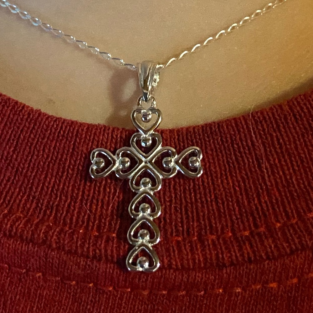 Heart Cross Pendant